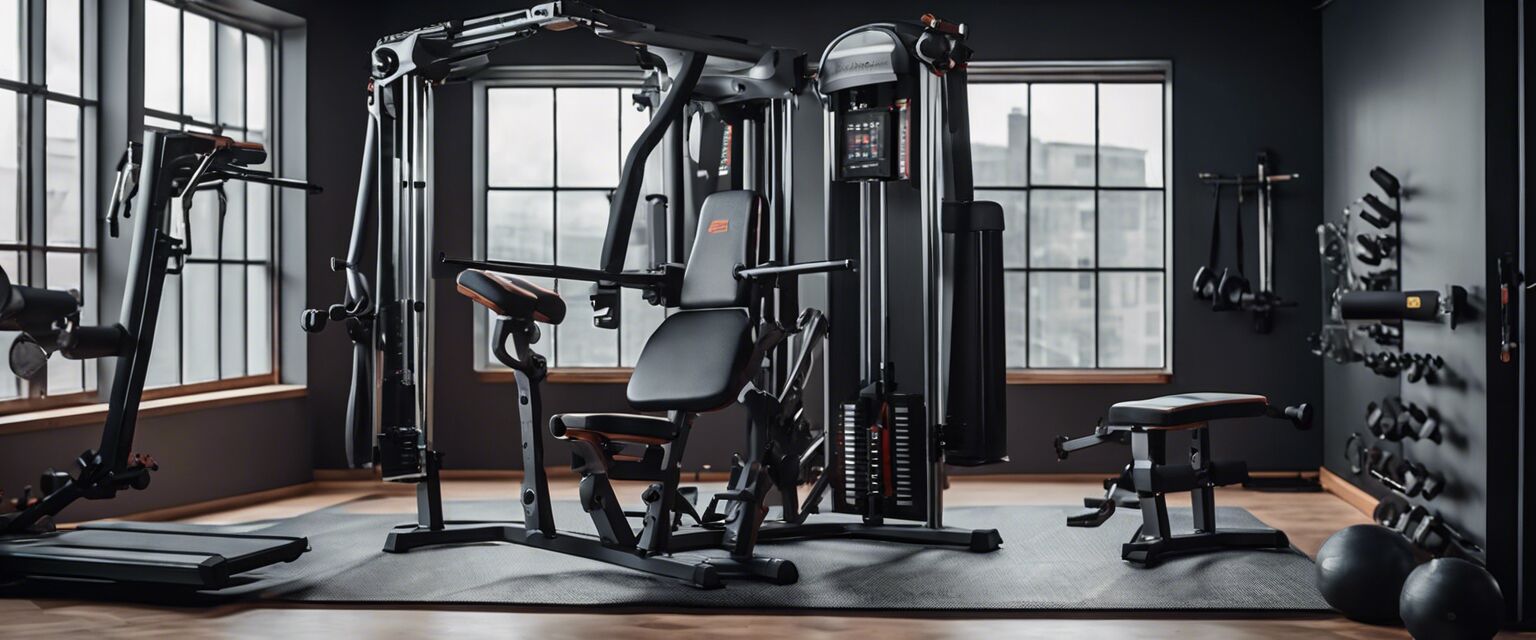 Compact gym machine for home